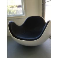 Modern Fiberglass Material Ball Shaped placentero lounge chair for living room 