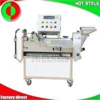 Multifunctional double-head vegetable cutting machine