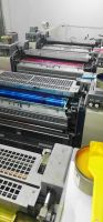 Hedelberg 102-4 , komori L-428, shinohara, roland press paper cutter binding equipment