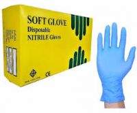 Nitrile  blue gloves