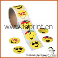 paper sticker paper lable PVC sticker PP sticker PET sticker