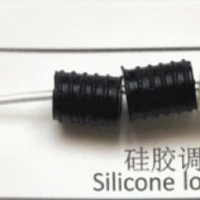 silicone loop holder zinc plated white black