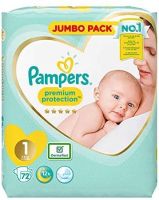 Pampersed Swaddlers Disposable Baby Diapers size 1