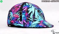 Polo Helmet Traditional Cotton Twill Fibreglass Black And Orange S To L