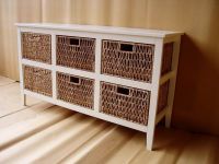 Water Hyacinth Wooden Frame Cabinet (KD