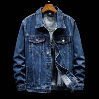 Denim jacket  Cotton padded jacket men&amp;amp;#039;s autumn new trend large size hooded jacket Korean loose fashion brand sports clothes