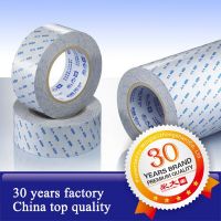 High adhesion double sided tissue adhesive tape