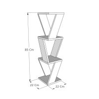 Modern Fashionable Wall Shelf Corner Decorative Shelf Natural Shelves