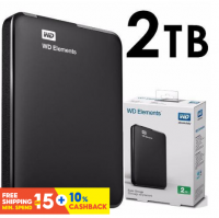 WD Original 500G 1TB 2TB External Hard Disk ,2.5'' Portable HDD Elements