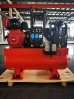 Industrial 3-in-1 diesel air compressor