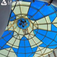 Prefabricated Steel Structural Glass Dome Roof Building