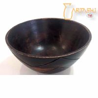 Wooden bowl large handmade