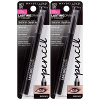 Maybelline New York Eyestudio Lasting Drama Waterproof Gel Pencil Makeup, Sleek Onyx