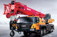 STC500T5 SANY Truck Crane 50T Lifting Capacity Strong Boom Powerful Chassis