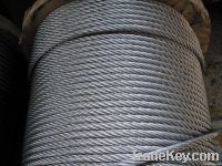 ungalvanized steel strand wire rope 1x19, 1X7, 1X19, 7X7, 7X19, 6X36SW,