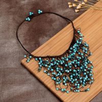 Traditional boho style turquoise Necklace - MCX026