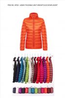  LADIES' PACKABLE LIGHT WEIGHT DUCK DOWN JACKET