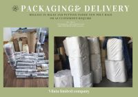 Bleached Hexagon Rattan Cane Webbing Roll