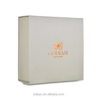 Folded Rigid Box for Jewelry with Ribbon Bow Shipping Mailer Clothing Shoes Luxury Packaging Custom Logo Eco Friendly