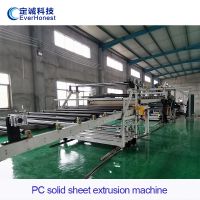 PC solid sheet extrusion line