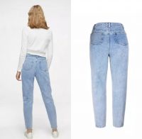 Denim pants made from denim jeans 