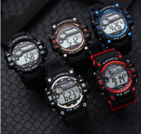 Luminous multifunctional electronic watch men's outdoor sports electronic watch student fashion waterproof watch