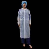 Disposable Lab Coat Non Woven Visitor Coat