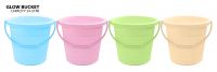 Glow Bucket (Solid). Super Durable and Long-lasting water bucket for cleaning and washing