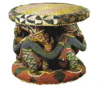 Bamileke Beadwork Beaded Sculptures