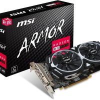 Brand New MSI RADEON RX 580 ARMOR 8G OC 8GB GDDR5 1366Hz AMD Polaris 20 XTX GPU Graphics Card