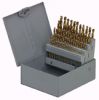 60 PIECE TITANIUM NITRIDE COATED NUMBERED DRILL BIT SET