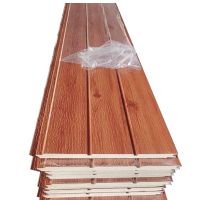 waterproof metal siding panel 16mm20mm pu Aluminum sandwich panel prefab house best supplier