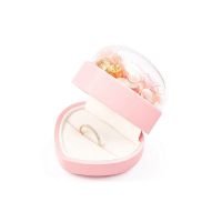  Heart-shaped MINI Clamshell Preserved Flower Box