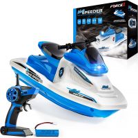 Force1 Wave Speeder RC Boat for Kids - Remote Control Boat 