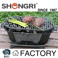 Cast Iron Portable BBQ Grill/ Charcoal BBQ Grill