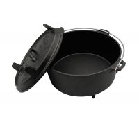 Camping Cast Iron Dutch Ovens with Three Legs