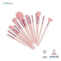 Pink 12Pcs Cosmetic Makeup Brush Set