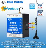 Cellular Modbus IoT RTU with 6AI 8DI 4DO 1RS485 1RJ45