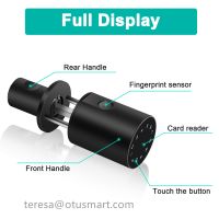 Tuya BLE, fingerprint, card, passwords, keys smart locks with spindle rod