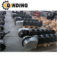 QDRT-03T 3 Ton Rubber Track Undercarriage Chassis for Mini- excavator, Forest & Logging, Materialhandling 1958mm x 287mm x 250mm