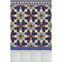 XVI Total Handmade Moorish Arab Cuenca Tiles #3