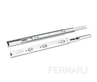 FERRARJ 35mm full extension telescopic soft close self lock ball bearing drawer rails china factory