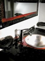 Bathroom Surface From 100% Handmade Fused Glass