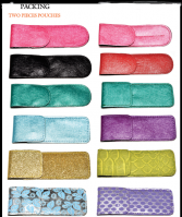 Eyelash Tweezers Two Piece Pouches