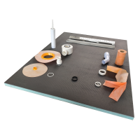 Stainless Steel Shower Tray foam 