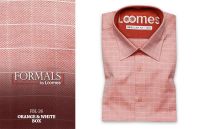 ORANGE & WHITE BOX - FORMAL SHIRT - FBL 26