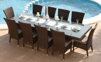 D.L furniture Brown rattan for Poly rattan dining set your family