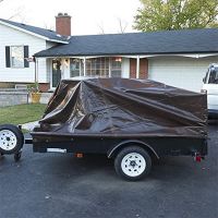 Plastic Waterproof Heavy Duty PE Tarps For Truck Cover