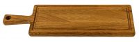 Oak board for serving.