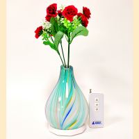Remote Control Glass Vase Night Light